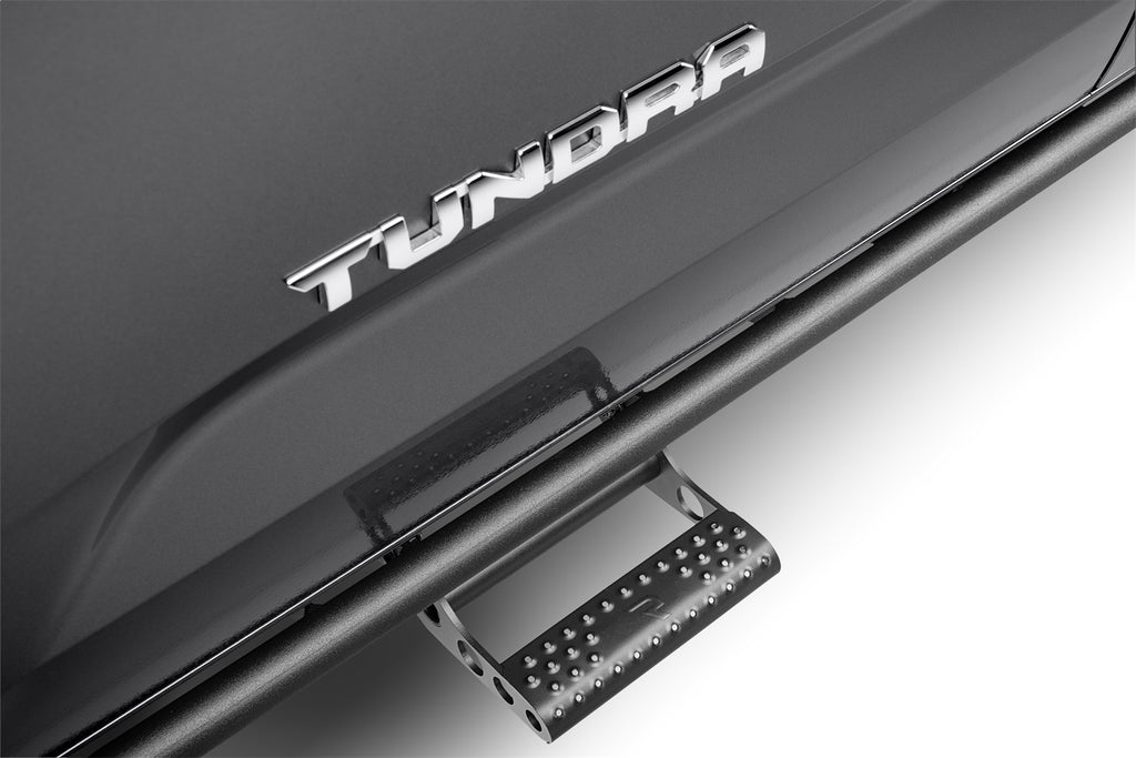 N-Fab T224RKRCCS4 RKR Step Sys-Cab Len (2Stp Mnts/2Stps)-22-24 Tundra CrewMax-TXBlk for Select Toyota Tundra
