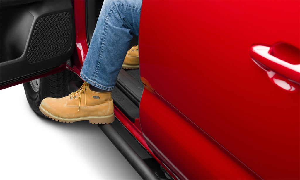 N-Fab TST16CC-TX TrailSlider-Cab Len (2 Steps)-16-23 Tacoma Double-TX Blk for Select Toyota Tacoma
