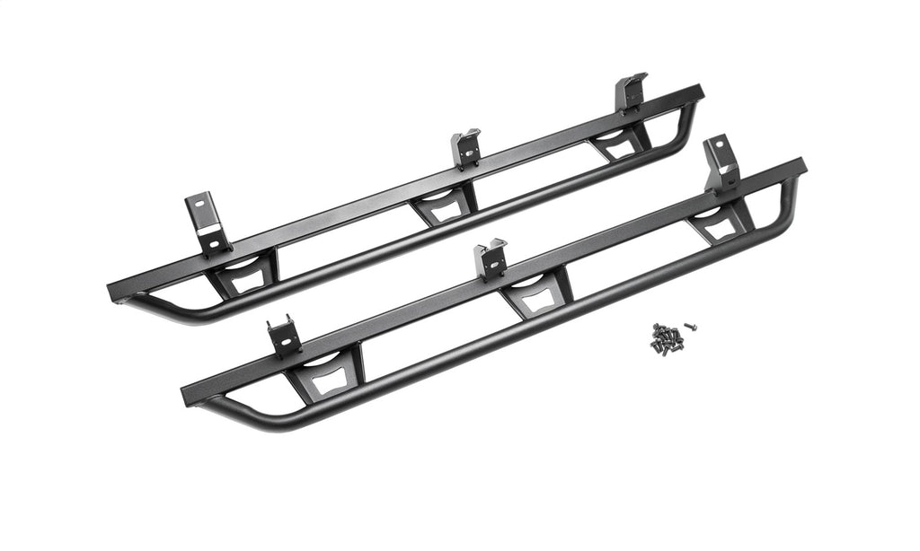N-Fab TSF214B-TX TrailSlider-Full Len (2 Steps)-21-24 Ford Bronco 4-Dr-TX Blk for Select Ford Bronco