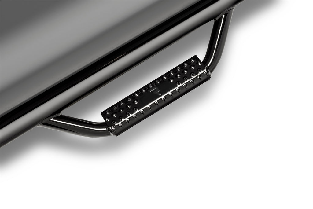 N-Fab D0984CC Nerf Step-Cab Len (2 Stps)-09-15 Ram 1500/10-18 25/35/45/55 Crew-Gloss Blk for Select Dodge Ram 1500, Dodge Ram 2500, Dodge Ram 3500, Dodge Ram 4500, Dodge Ram 5500, Ram 1500, Ram 2500, Ram 3500, Ram