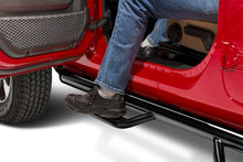 Load image into Gallery viewer, N-Fab J0764-GB Nerf Step-W2W (2 Stps)-07-18 Wrangler JK 4Dr-Gloss Blk for Select Jeep Wrangler, Jeep Wrangler JK
