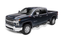 Load image into Gallery viewer, N-Fab C1980CC Nerf Step-Cab Len(2Stps)-19(NewBody)-24 Silv/Sierra 1500/20-24HD Crew-GlossBlk for Select Chevrolet Silverado 1500, Chevrolet Silverado LTD, Chevrolet Silverado HD, Chevrolet Silverado HD, GMC Sierra 1500, GMC Sierra Limited, GMC Sierra HD,