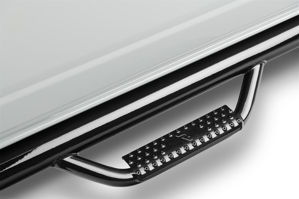 N-Fab F9984CC Nerf Step-Cab Len (2 Stps)-99-16 F250/350/450/550 Crew-Gloss Blk for Select Ford F-250 Super Duty, Ford F-350 Super Duty