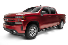 Load image into Gallery viewer, N-Fab C1996CC-6-TX Nerf Step-W2W w/Bed Acs (3 Stps)-19 (New Body)-24 Silv/Sierra 5ft.9in.Crew-TXBlk for Select Chevrolet Silverado 1500, Chevrolet Silverado LTD, GMC Sierra 1500, GMC Sierra Limited