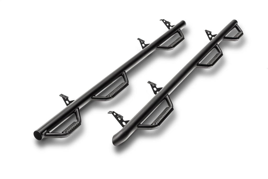 N-Fab T0683QC-6-TX Nerf Step-W2W w/Bed Acs (3 Stps)-05-15 Tacoma 6ft. Access-TX Blk for Select Toyota Tacoma
