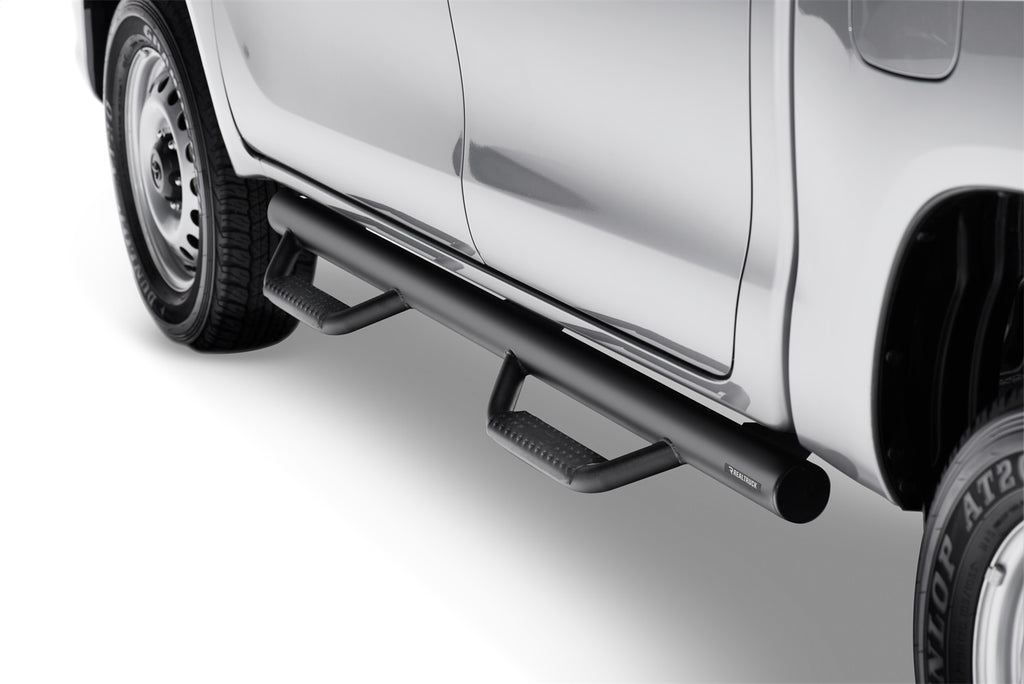 N-Fab T1580CC-TX Nerf Step-W2W w/o Bed Acs (2 Stps)-16-23 Tacoma 5ft. Double-TX Blk for Select Toyota Tacoma