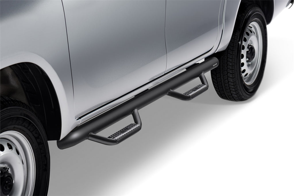 N-Fab T1580CC-TX Nerf Step-W2W w/o Bed Acs (2 Stps)-16-23 Tacoma 5ft. Double-TX Blk for Select Toyota Tacoma