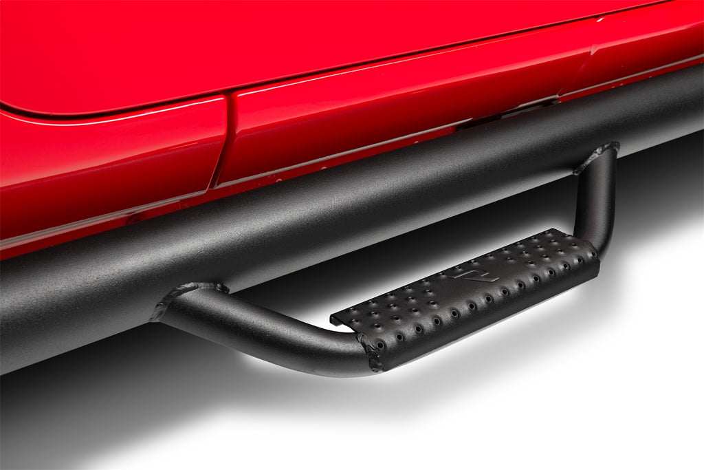 N-Fab J1866 Nerf Step-W2W (2 Stps)-18-24 Wrangler JL 4Dr-TX Blk for Select Jeep Wrangler, Jeep Wrangler JK