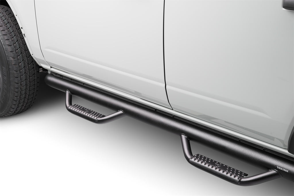 N-Fab F2172B-TX Nerf Step-Cab Len (2 Stps)-21-24 Ford Bronco 4 Dr-TX Blk for Select Ford Bronco