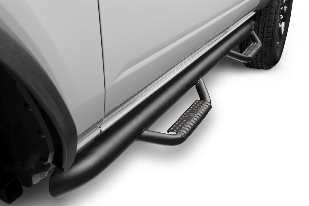 N-Fab F2172B-TX Nerf Step-Cab Len (2 Stps)-21-24 Ford Bronco 4 Dr-TX Blk for Select Ford Bronco
