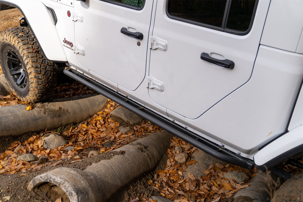N-Fab TSJ194-TX TrailSlider-Cab Len (2 Steps)-20-24 Gladiator-TX Blk for Select Jeep Gladiator