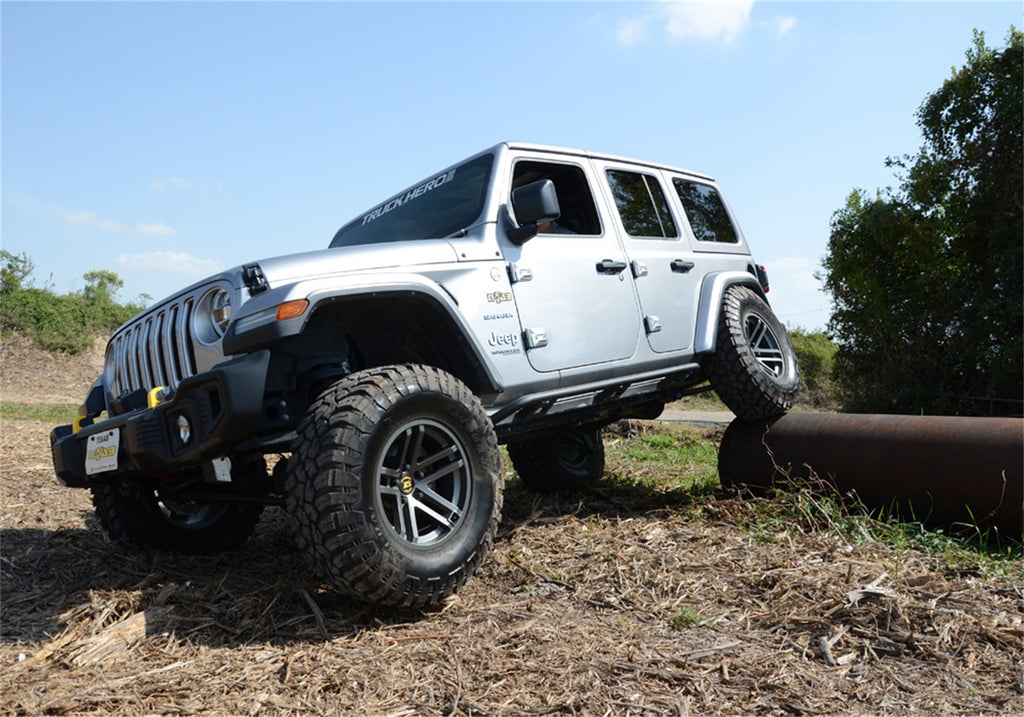N-Fab TSJ194-TX TrailSlider-Cab Len (2 Steps)-20-24 Gladiator-TX Blk for Select Jeep Gladiator