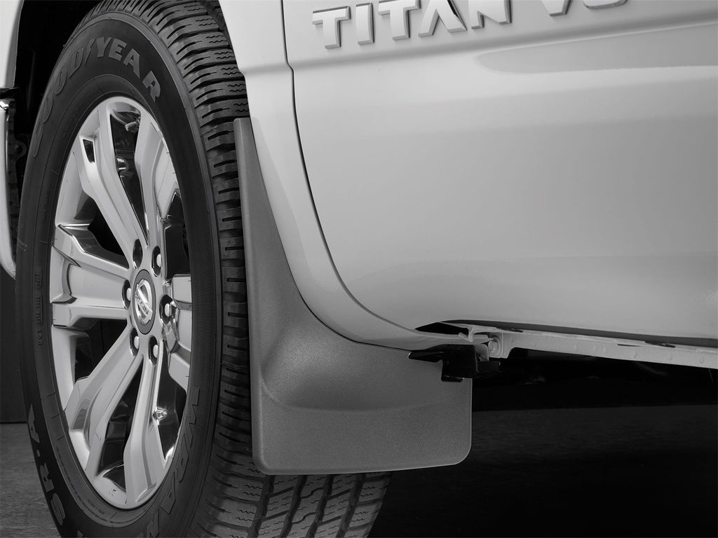 Weathertech 110084 MudFlap No-Drill DigitalFit® for Select Nissan TITAN, Nissan TITAN XD