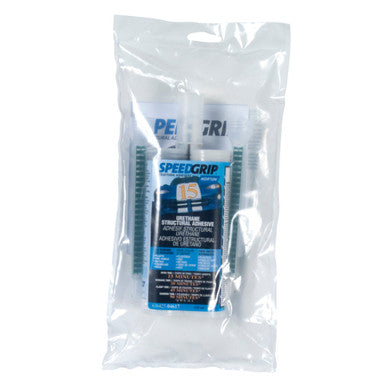 Norton 04617 SpeedGrip, 2K Urethane Structural Adhesive, Black - 220mL