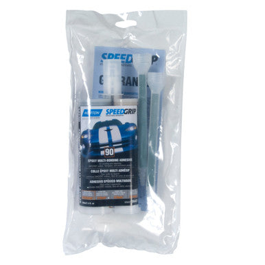 Norton 06421 SpeedGrip, 2K Panel Bonding Epoxy Adhesive, Black - 220mL