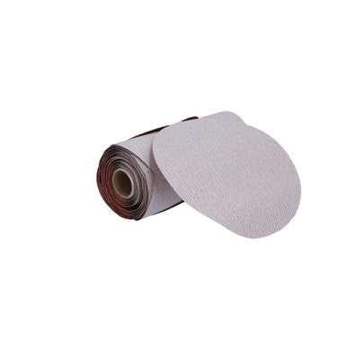 Norton 31476 6" No-Fil Paper PSA Disc Roll 220 Grit A275OP, 100 Per Roll