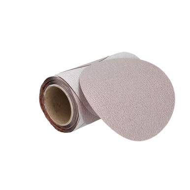 Norton 31612 8" No-Fil Paper PSA Disc Roll, 220 Grit A275OP, 100 Per Roll