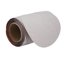 Load image into Gallery viewer, Norton 31615 8" No-Fil Paper PSA Disc Roll, 120 Grit A275OP, 100 Per Roll