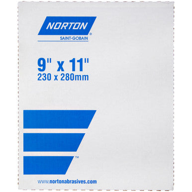 Norton 31626 9 x 11" Paper Sheet, 320 Grit A275OP