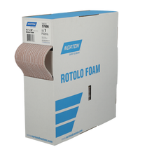 Load image into Gallery viewer, Norton 57606 115 x 25000mm Rotolo Foam Perforated Roll, 320 Grit A275OP