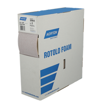 Load image into Gallery viewer, Norton 57612 115 x 25000mm Rotolo Foam Perforated Roll 600 Grit A275OP