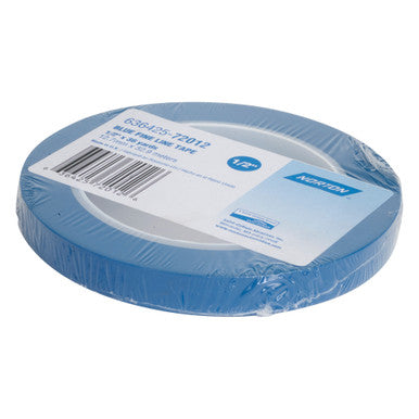 Norton 72012 1/2" x 36 Yd. Blue Fine Line Vinyl Masking Tape