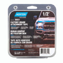 Load image into Gallery viewer, Norton 98651 1/2&quot; x 5 Yd. x .045&quot; Factory Grade Attachment Tape