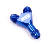 Load image into Gallery viewer, NITROUS OXIDE SYSTEMS 17835 6an &#39;Y&#39; Fitting  Blue