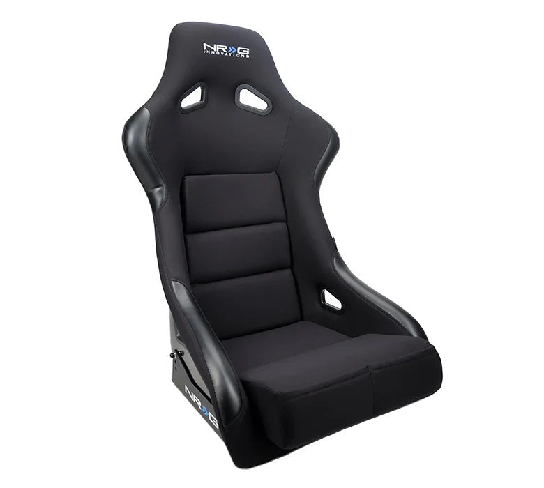 NRG INNOVATION FRP-301 Seat FRP Large Black Cloth Race Bolsters