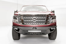 Load image into Gallery viewer, Fab Fours NT16-D3751-B Vengeance Front Bumper for Select Nissan TITAN, Nissan TITAN XD