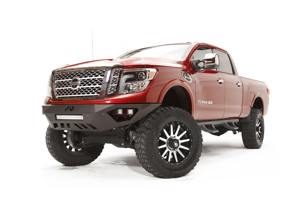 Fab Fours NT16-D3751-1 Vengeance Front Bumper for Select Nissan TITAN, Nissan TITAN XD