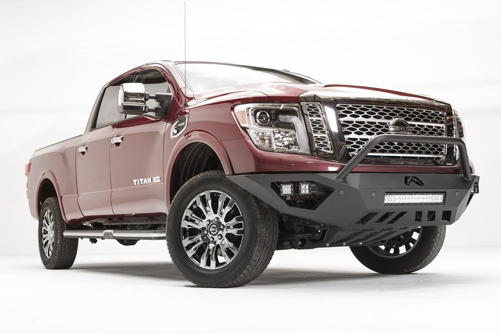 Fab Fours NT16-D3752-1 Vengeance Front Bumper for Select Nissan TITAN, Nissan TITAN XD