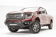 Load image into Gallery viewer, Fab Fours NT16-D3752-B Vengeance Front Bumper for Select Nissan TITAN, Nissan TITAN XD