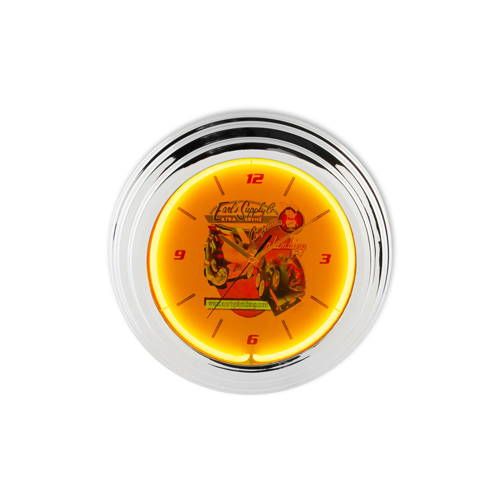 Neon-Wall-Clock