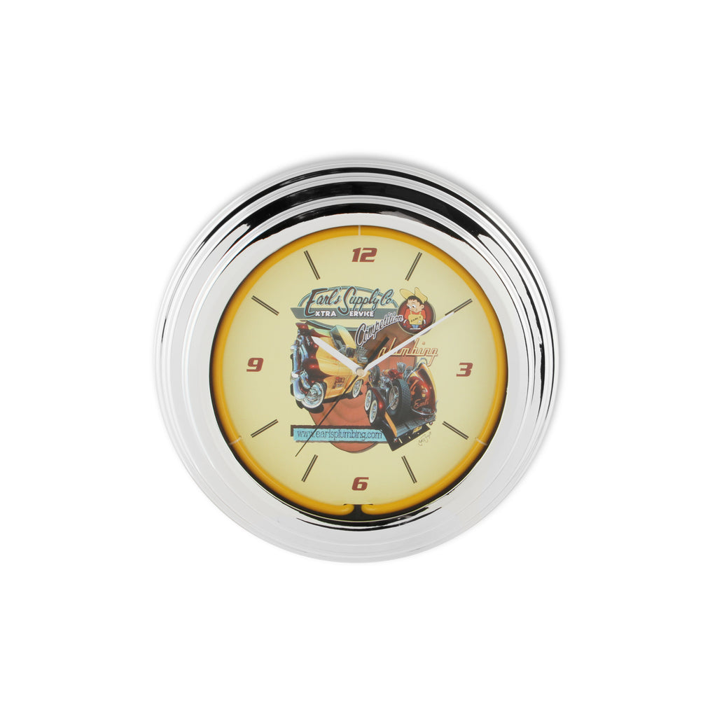 Neon-Wall-Clock