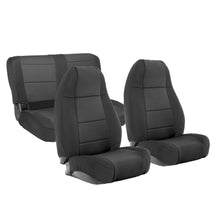 Load image into Gallery viewer, Neoprene-Seat-Cover-Set-FrontRear---Black-76-90-CjYj