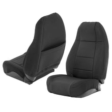 Load image into Gallery viewer, Neoprene-Seat-Cover-Set-FrontRear---Black-76-90-CjYj