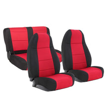 Load image into Gallery viewer, Neoprene-Seat-Cover-Set-FrontRear---Red-76-90-CjYj