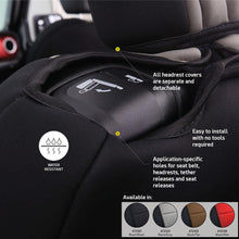 Load image into Gallery viewer, Neoprene-Seat-Cover-Set-FrontRear---Tan-Gen-1