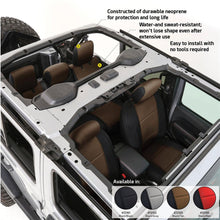 Load image into Gallery viewer, Neoprene-Seat-Cover-Set-FrontRear---Tan-Gen-1