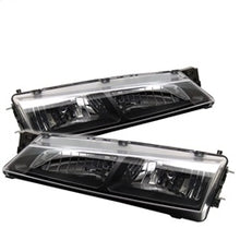 Load image into Gallery viewer, Nissan-240Sx-97-98-Crystal-Headlights-Black-Hd-Yd-N294-Bk