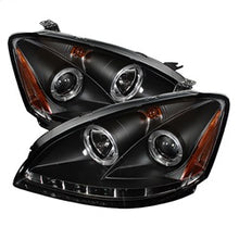 Load image into Gallery viewer, Nissan-Altima-02-04-Projector-Headlights-Halogen-Model--Led-Halo-Led-Blk-Pro-Yd-Na02-Hl-Bk