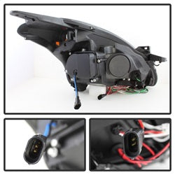 Nissan-Altima-4Dr-10-12-Projector-Headlights-Light-Drl-Led-Halo-Smke-Pro-Yd-Na104d-Ltdrl-Sm