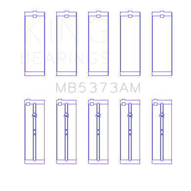Nissan-Ga14deGa16deQg18de-(Size-0.50Mm)-Main-Bearing-Set