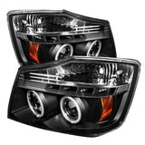 SPYDER 5030207 Projector Headlights - CCFL Halo - Black