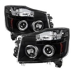 Nissan-Titan-04-14Armada-04-07-Projector-Headlights-Led-Halo-Led-Blk-Pro-Yd-Nti04-Hl-Bk