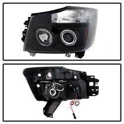 Nissan-Titan-04-14Armada-04-07-Projector-Headlights-Led-Halo-Led-Blk-Pro-Yd-Nti04-Hl-Bk