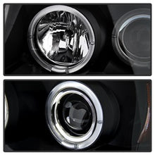 Load image into Gallery viewer, Nissan-Titan-04-14Armada-04-07-Projector-Headlights-Led-Halo-Led-Blk-Pro-Yd-Nti04-Hl-Bk