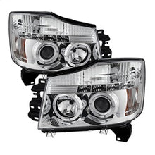 Load image into Gallery viewer, Nissan-Titan-04-14Armada-04-07-Projector-Headlights-Led-Halo-Led-Chrm-Pro-Yd-Nti04-Hl-C