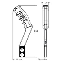 Load image into Gallery viewer, Nitro-Stick-Shift-Handle---12V-Switch---Anodized-Black